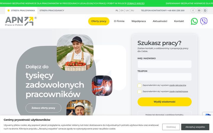 Screenshot of apnpolska.pl