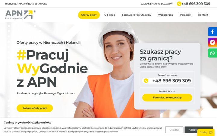 Screenshot of apnpraca.pl
