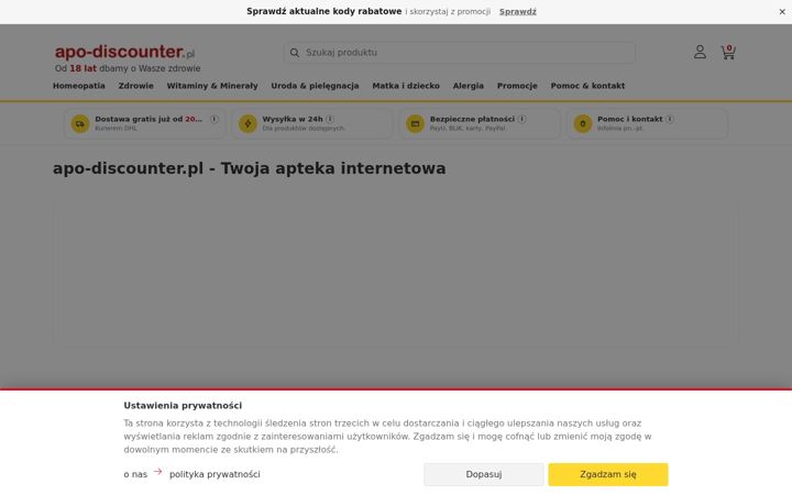 Screenshot of apo-discounter.pl
