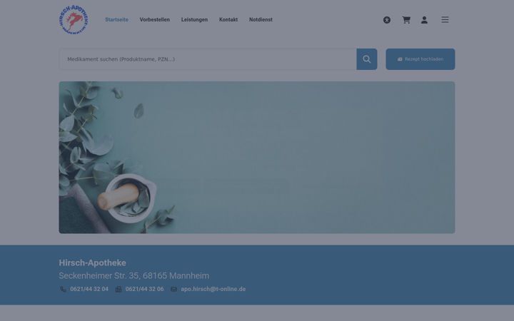 Screenshot of apo-hirsch.de