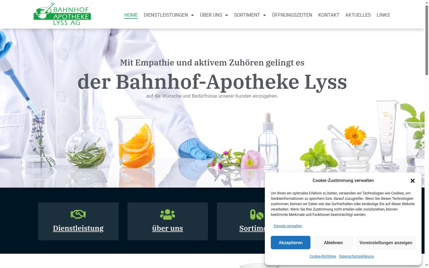 Screenshot tal-banner tal-kunsens muri qabel kwalunkwe interazzjoni