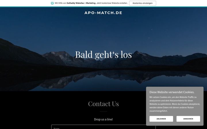 Screenshot of apo-match.de