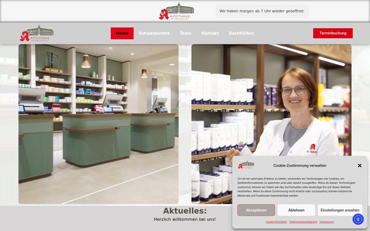 Screenshot of apo-medcenter.de