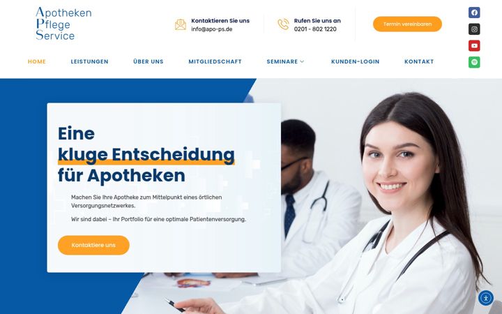 Screenshot of apo-ps.de