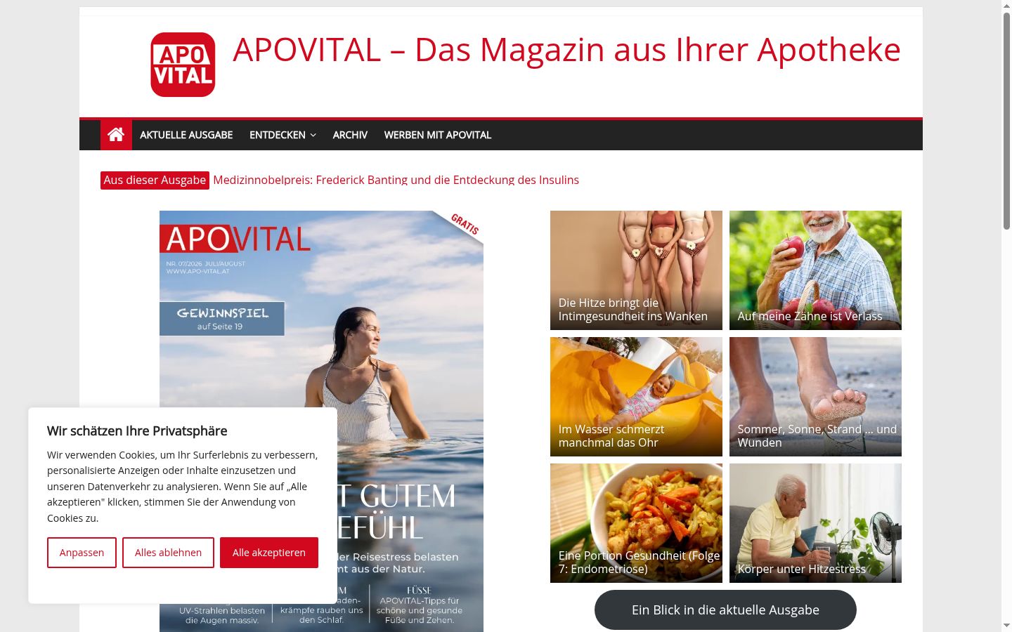 Screenshot tal-banner tal-kunsens muri qabel kwalunkwe interazzjoni