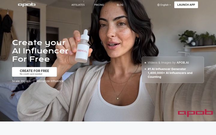 Screenshot of apob.ai