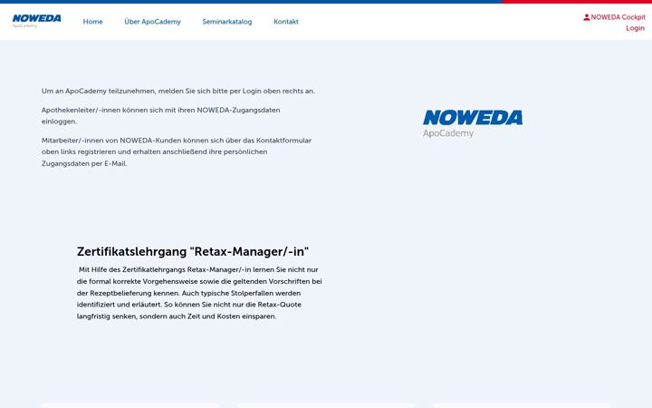 Screenshot of apocademy.de