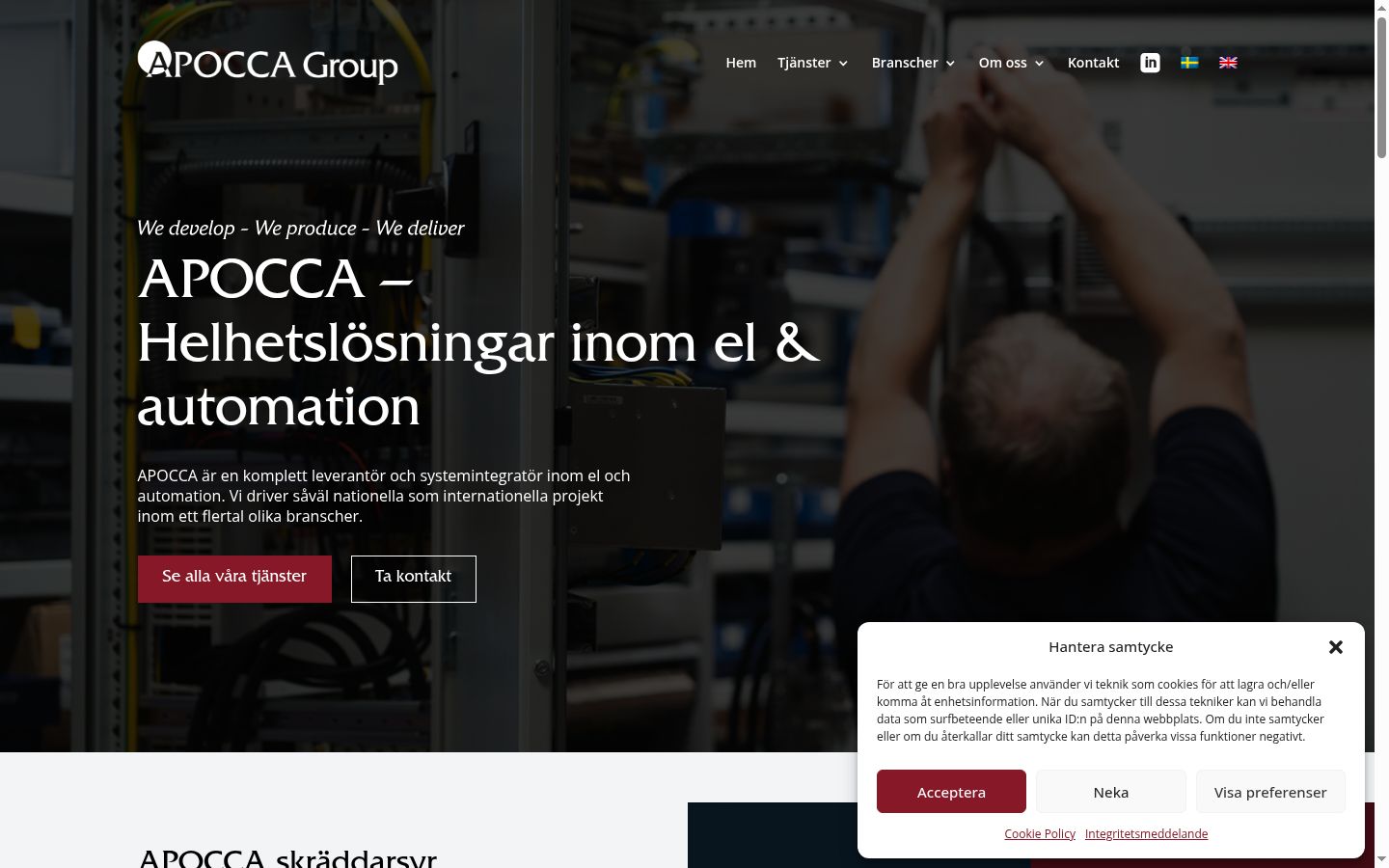 Screenshot tal-banner tal-kunsens muri qabel kwalunkwe interazzjoni