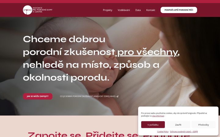 Screenshot ta' apodac.org