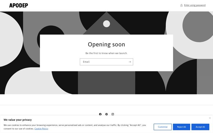 Screenshot of apodep.com