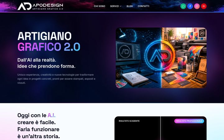 Screenshot of apodesign.it