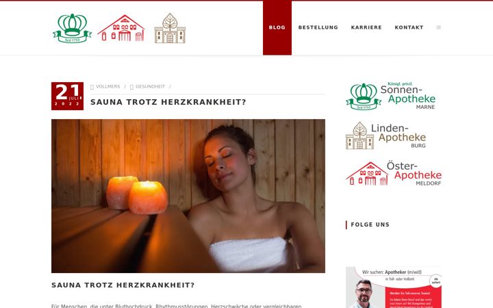 Screenshot of apodima.de