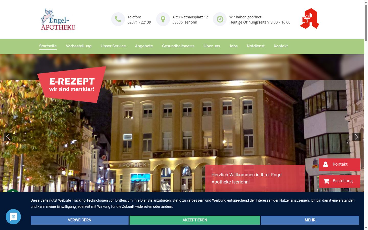 Snímek obrazovky baneru souhlasu zobrazeného před jakoukoli interakcí