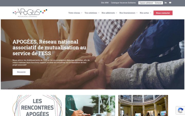 Screenshot of apogees-ess.org