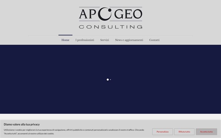 Screenshot of apogeo.srl