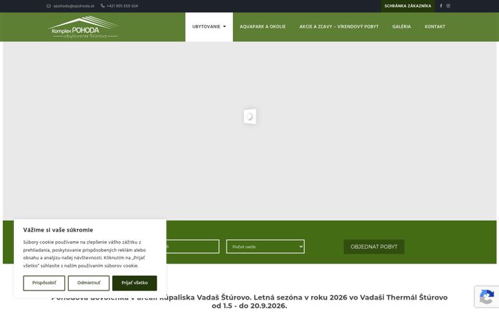 Skärmbild av apohoda.sk