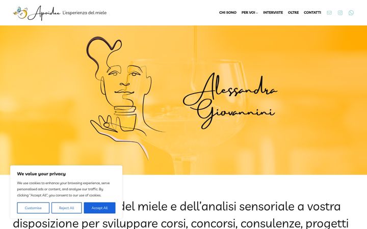 Screenshot of apoidee.it