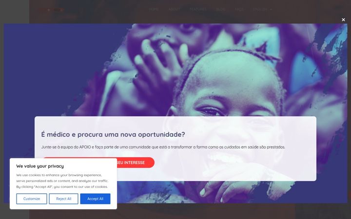 Screenshot of apoio.ai