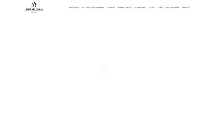Screenshot of apoioaosfundos.com.br