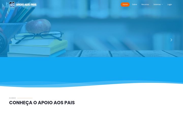 Screenshot of apoioaospais.com.br
