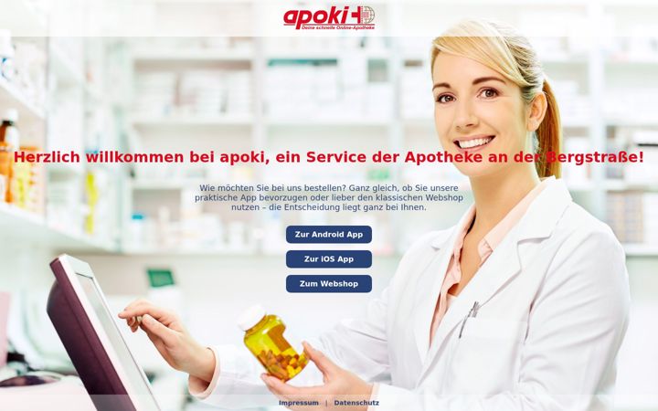 Screenshot of apoki.de
