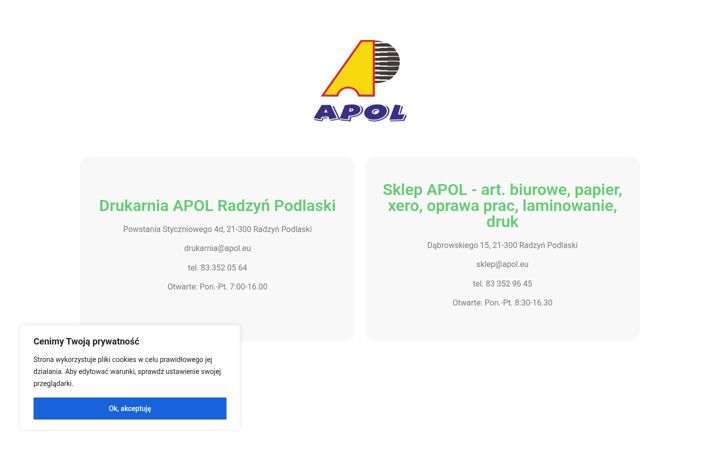 Screenshot of apol.eu