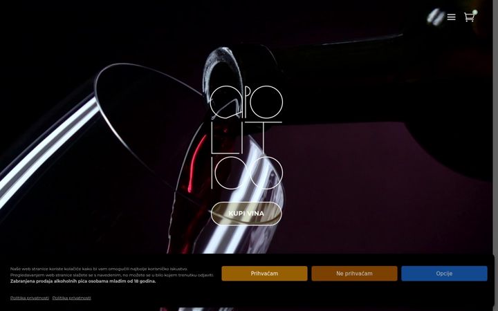 Screenshot ta' apolitico.hr