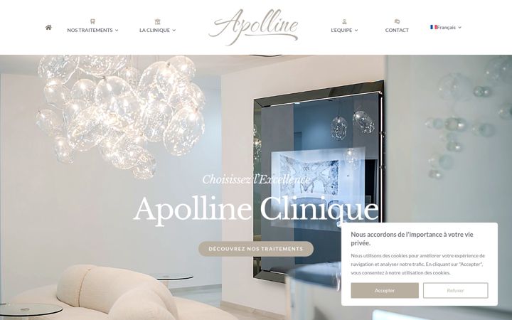 Screenshot of apolline.be