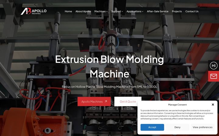 Екранна снимка на apollo-china.com