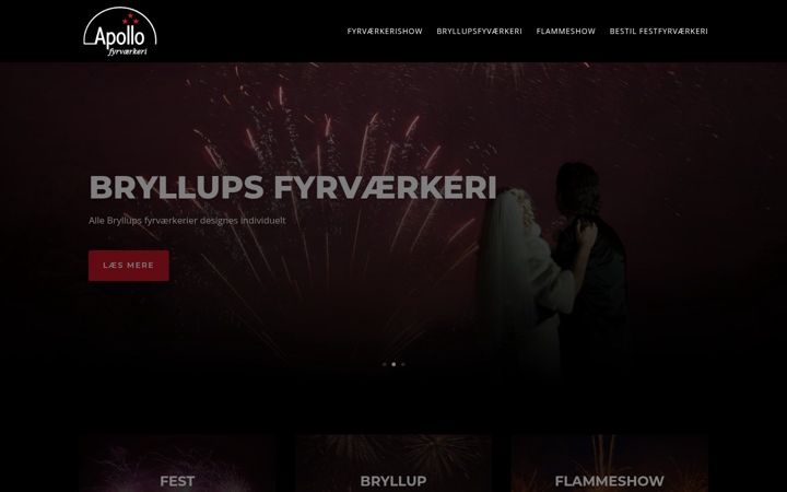 Screenshot of apollo-denmark.dk