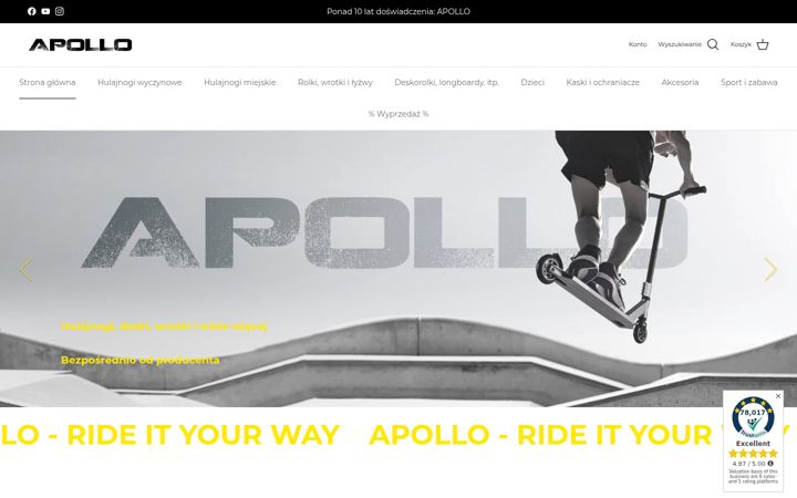 Screenshot of apollo-funsport.pl