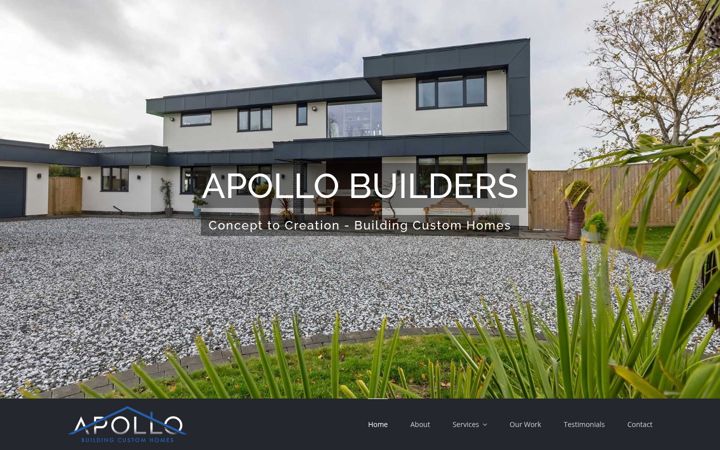 Screenshot ta' apollobuilders.co.uk