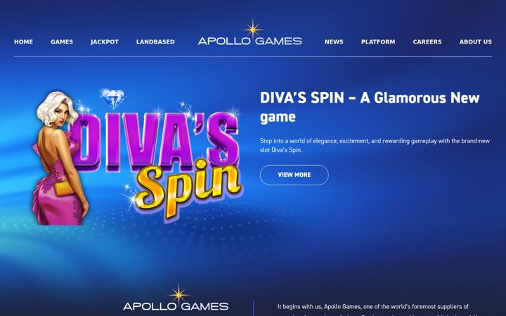 Screenshot of apollogames.com