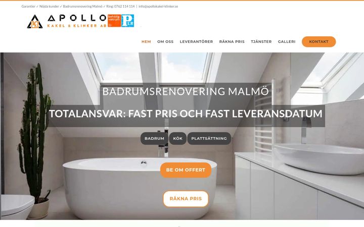 Screenshot of apollokakel-klinker.se