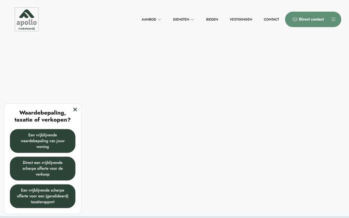 Screenshot of apollomakelaardij.nl