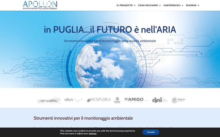 Screenshot of apollon-project.it