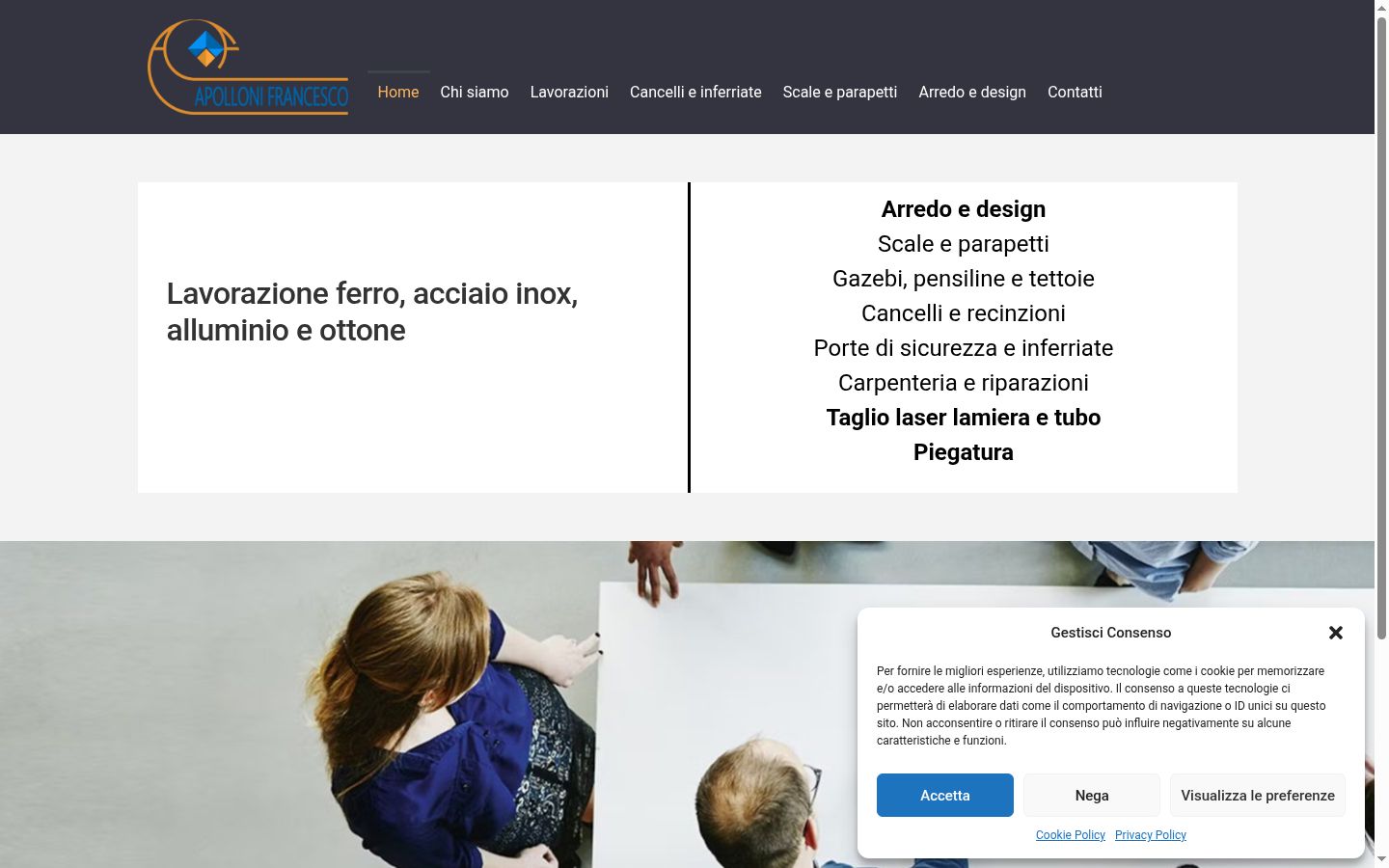 Képernyőkép a bármilyen interakció előtt megjelenő hozzájárulási bannerről
