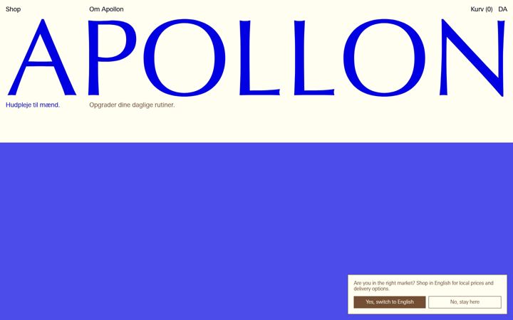 Screenshot of apollonstudios.com
