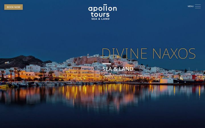 Screenshot of apollontours.gr
