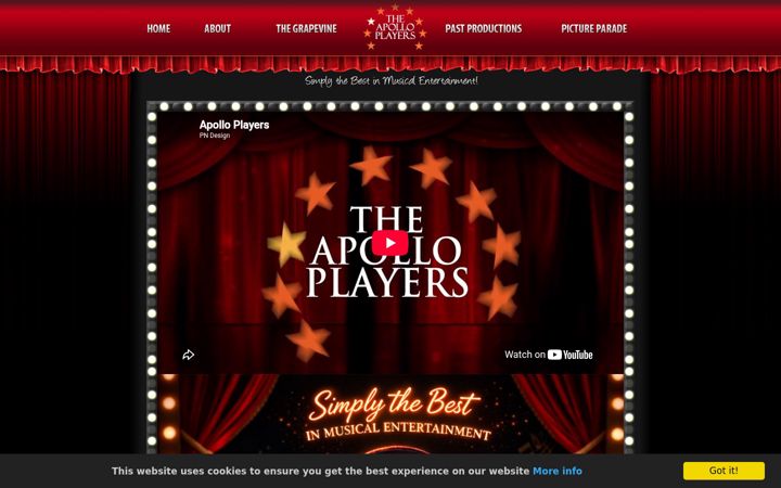 Screenshot of apolloplayers.com