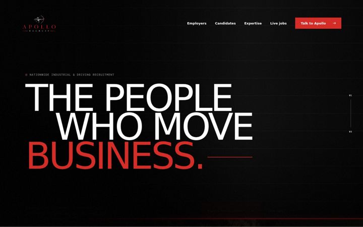 Screenshot of apollorecruit.co.uk