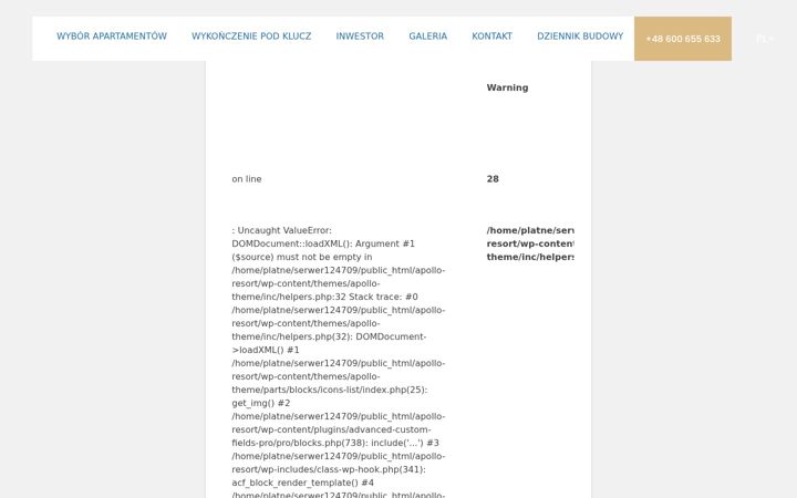 Screenshot of apolloresort.pl