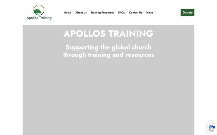 Screenshot ta' apollostraining.org