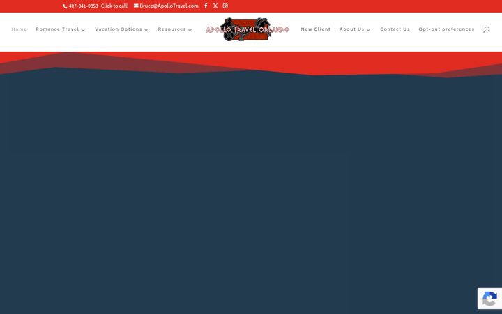 Screenshot di apollotravel.com