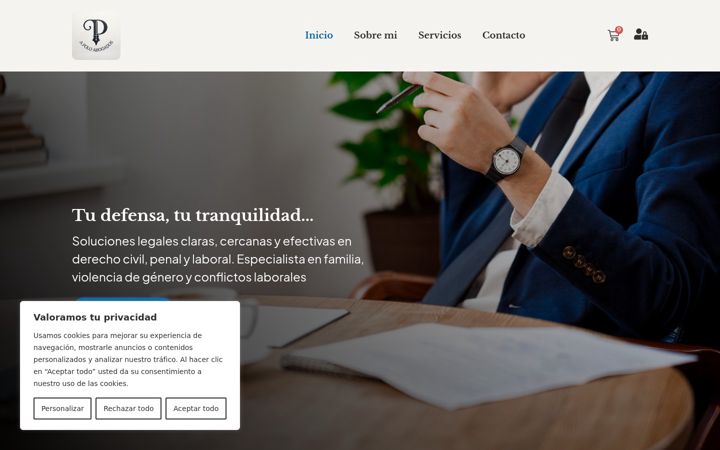 Screenshot of apoloabogados.com.es
