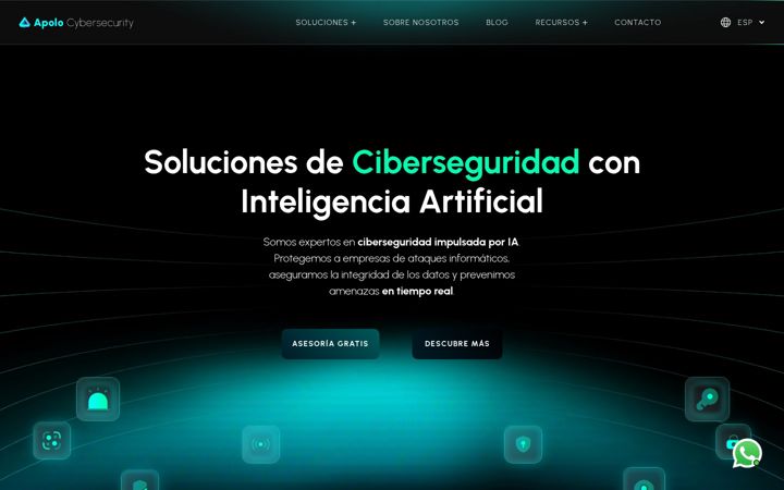 Screenshot of apolocybersecurity.com