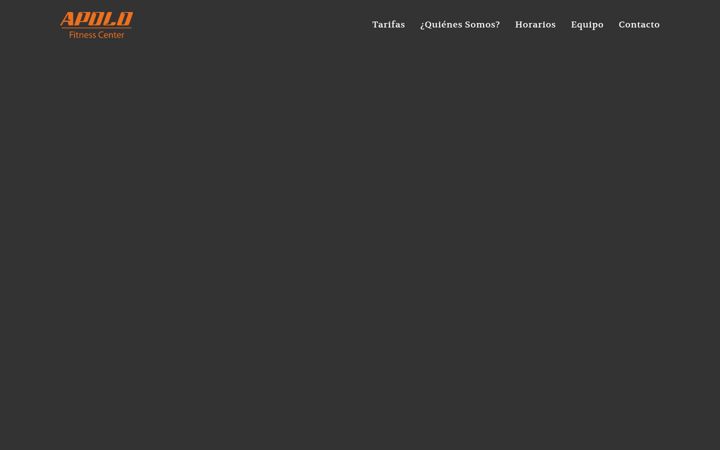 Screenshot of apolofitnesscentermarbella.es