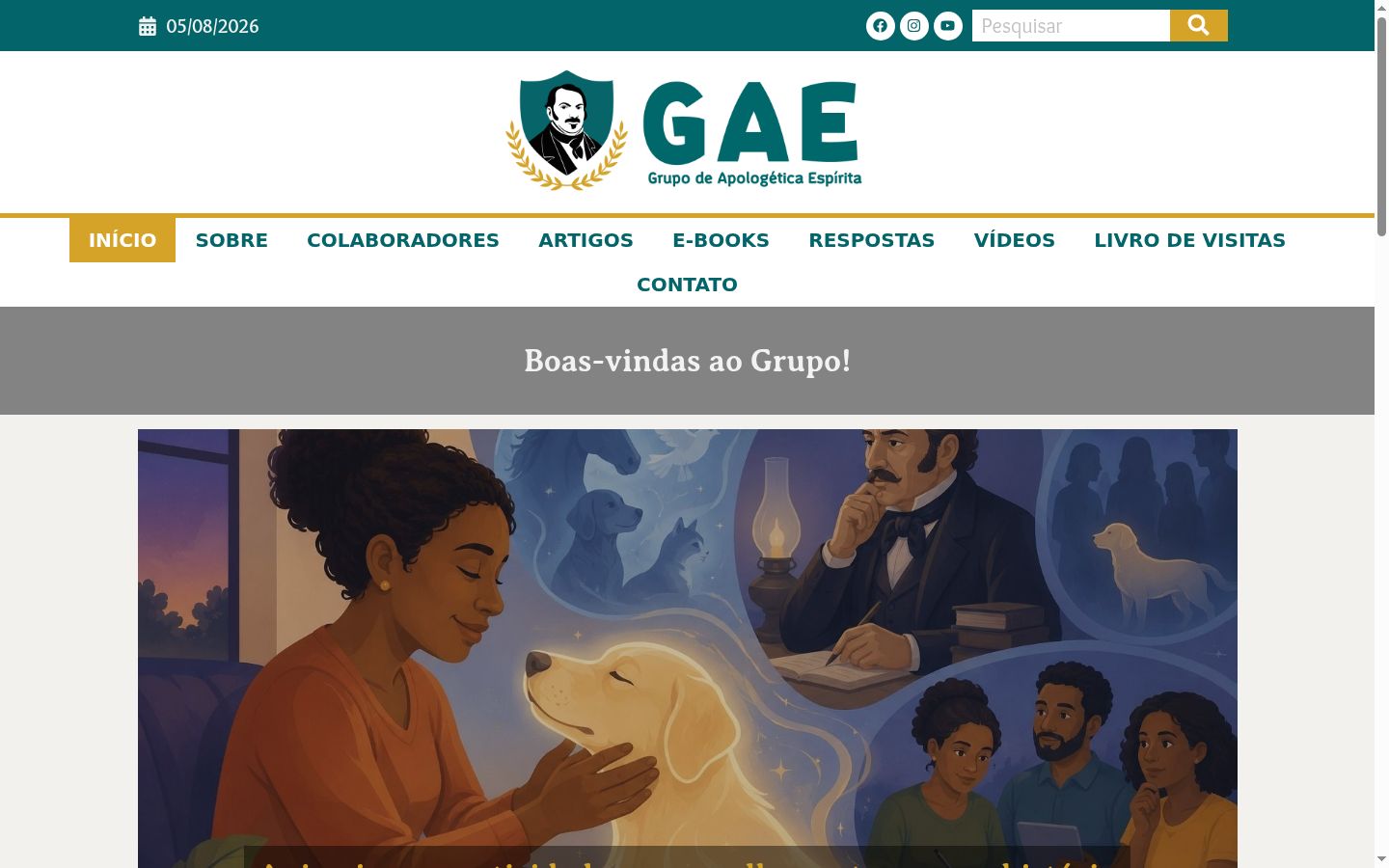 Captura de ecrã do banner de consentimento apresentado antes de qualquer interação