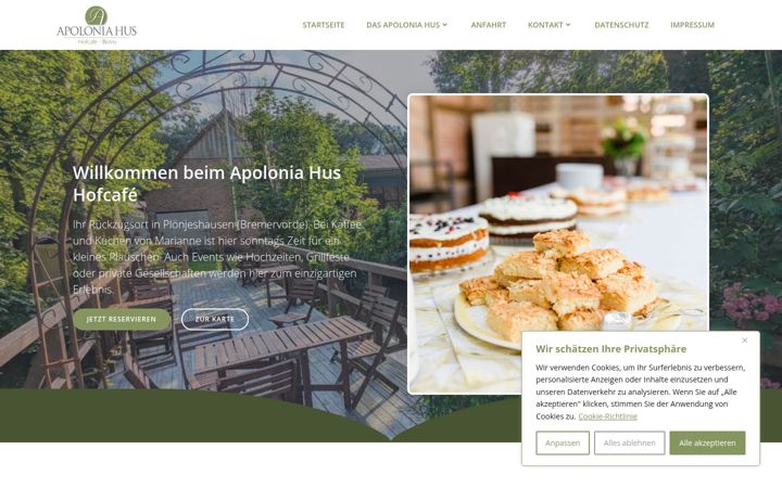 Snímek obrazovky apolonia-hus.de