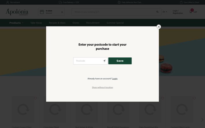 Ekrano kopija apolonia.com